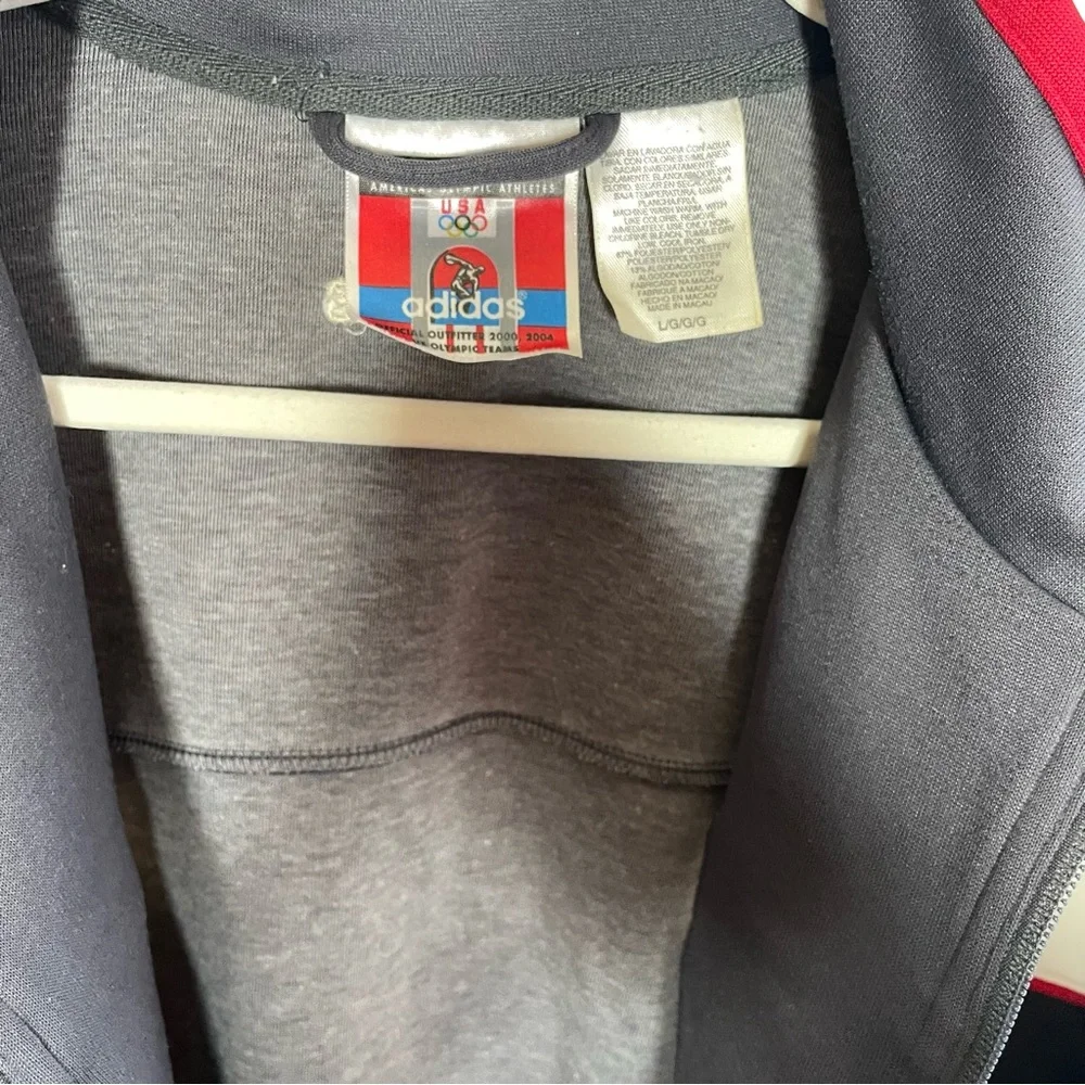 Adidas ROMA MCMLX Team USA Historic Olympics Track Jacket Mens SZ L - Picture 3 of 4